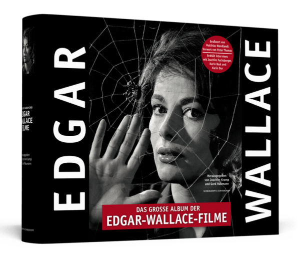 DAS GROSSE ALBUM DER EDGAR-WALLACE-FILME. Handsigniert von Karin Dor!
