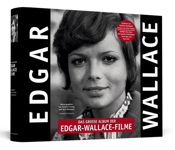 DAS GROSSE ALBUM DER EDGAR-WALLACE-FILME. Handsigniert von Uschi Glas
